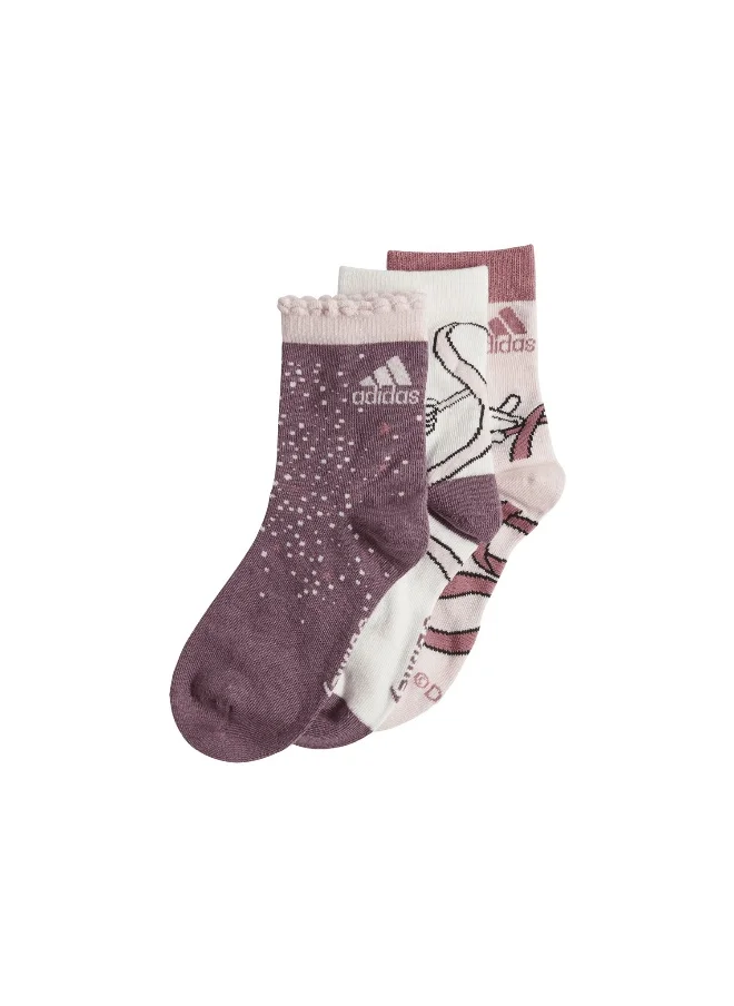 اديداس adidas Lk Md 3Pp So Pink Training Socks KM