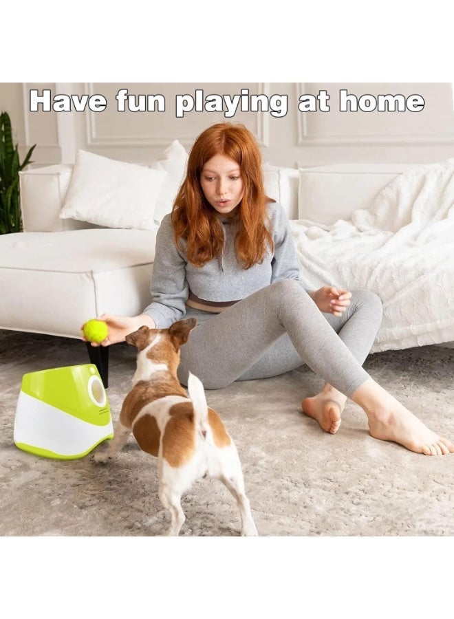 YOUWE7 Automatic Ball Thrower for Dogs, Dog Ball Thrower Launcher with 10-30 Ft Distance, Rechargeable Automatic Dog Ball Launcher - Included6pcs 2" Balls, for Dogs Indoor Outdoor (Blue) - Image 3