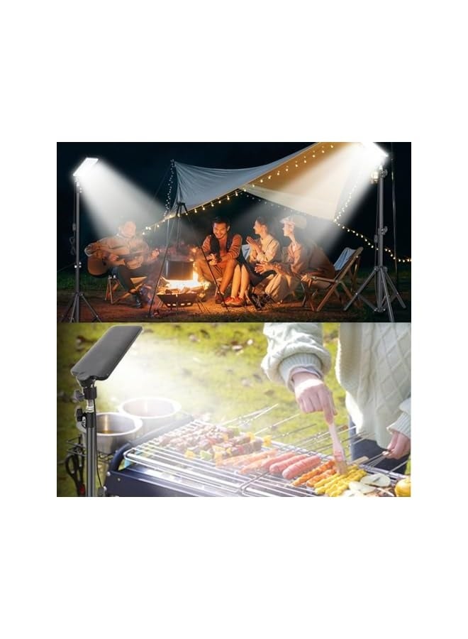 erorex Camping Light Fishing Light, Portable USB Powered Stall Light Outdoor Work Lamp with Telescopic Tripod Easy to Carry and Long Lasting - Image 4