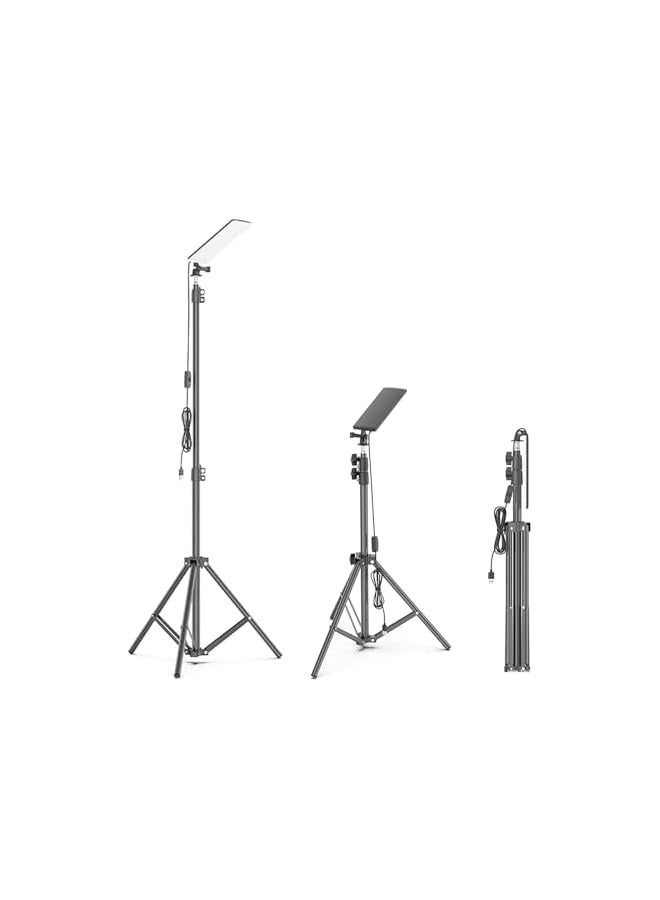 erorex Camping Light Fishing Light, Portable USB Powered Stall Light Outdoor Work Lamp with Telescopic Tripod Easy to Carry and Long Lasting - Image 1
