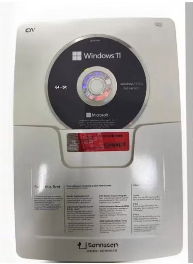 Windows One complete 64-bit OEI DVD of  windows 11 Pro (including the original activation key，And the original installation system disc) - Image 1