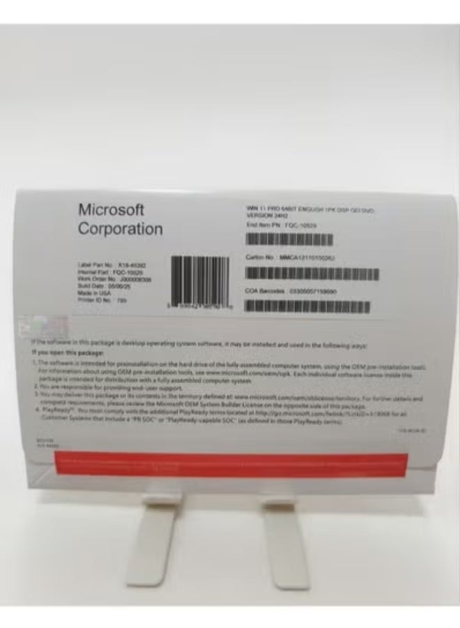Windows One complete 64-bit OEI DVD of  windows 11 Pro (including the original activation key，And the original installation system disc) - Image 3