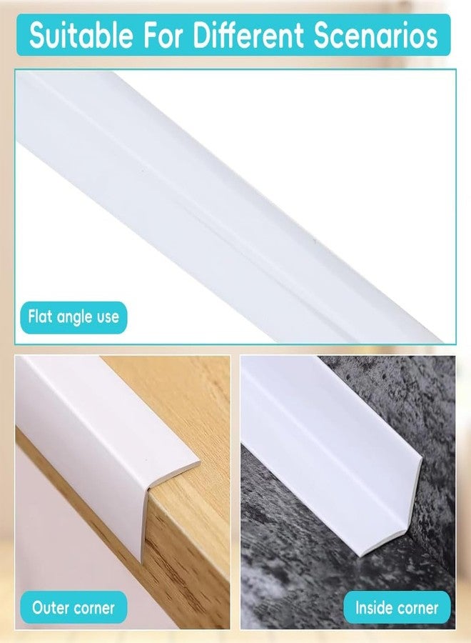 Drofail Edge Protector, Silicone Corner Protectors for Kids Furniture Protectors Corner Guard & Edge Safety Bumpers - (White) - Image 5