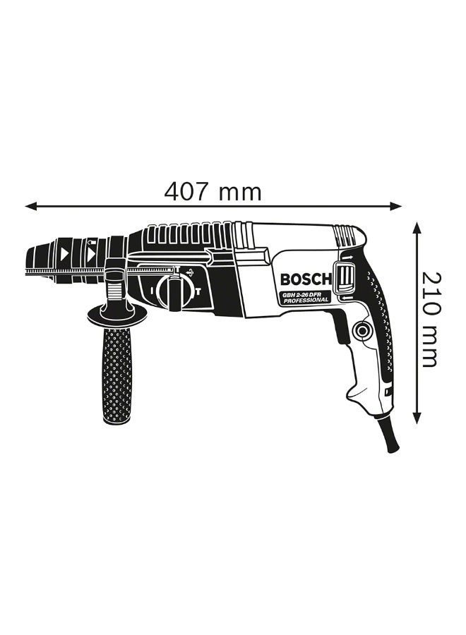 BOSCH Bosch GBH 2-26 DRE 06112537P0 800W SDS Plus Professional Rotary Hammer - Image 4