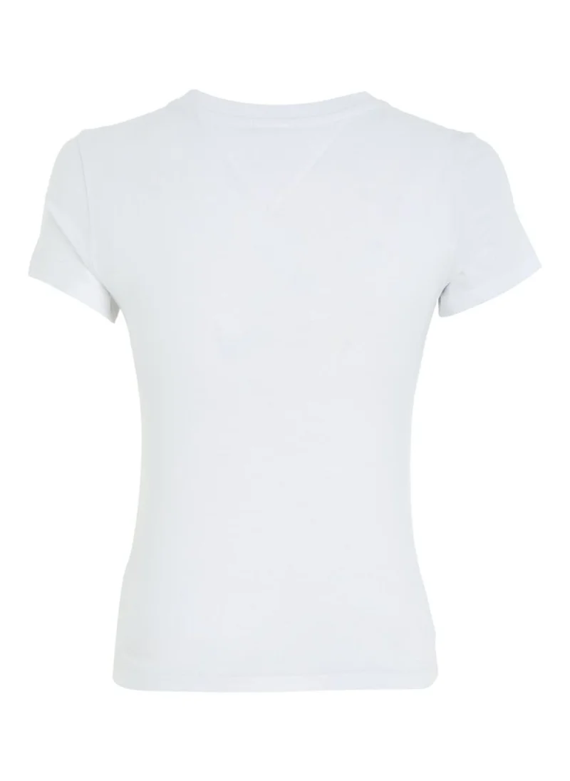 TOMMY JEANS Crew Neck Logo Printed T-Shirt