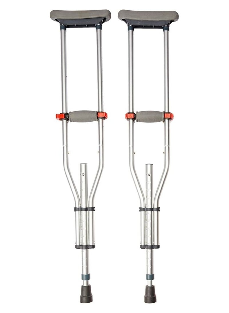 Flamingo عكازات تحت الإبط الكلاسيكية - قابلة للطي والتجميع - عالمية