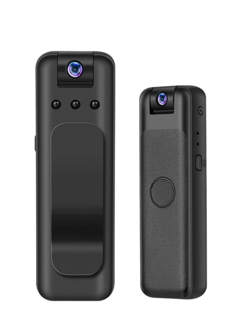 ZC-M8 Mini Body Camera 1080P HD WiFi Wireless Security Cam with 180° Rotatable Lens, Night Vision & Magnetic Back Clip - Portable Wearable Video Recorder - Image 1