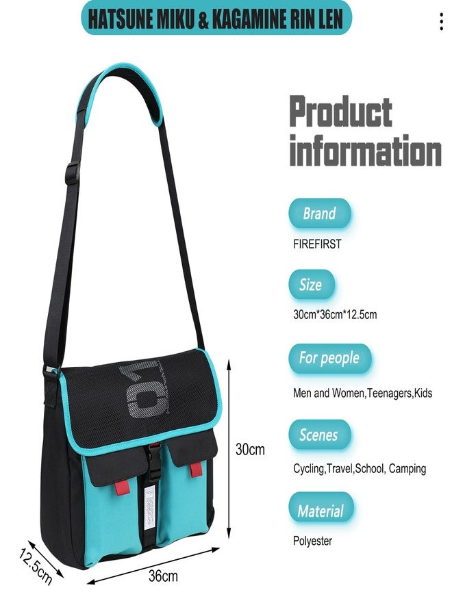 FIREFIRST Collaboration Series Crossbody Shoulder Messenger Bag for Hatsune Miku & Kagamine Rin/Len - Image 5