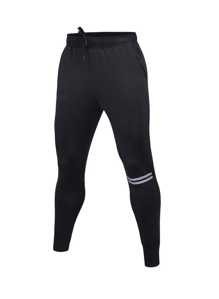 Loquat Men Quick Dry Breathable Sports Sweatpants Black  - Image 3