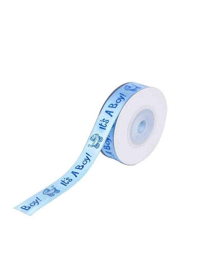 10 Yard Pink Blue Satin Ribbon For Gender Reveal Baby Shower Party Decorations - Image 1