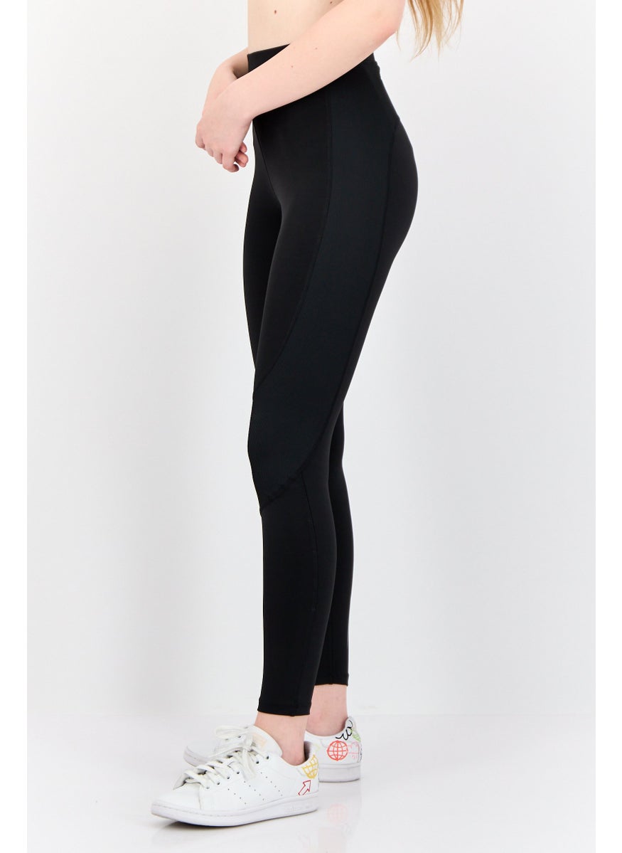 Reebok Women Sportswear Fit Running Tights, Black  - Image 2