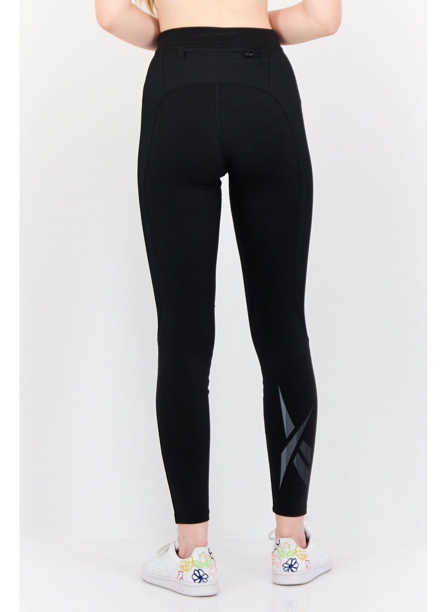 Reebok Women Sportswear Fit Running Tights, Black  - Image 3