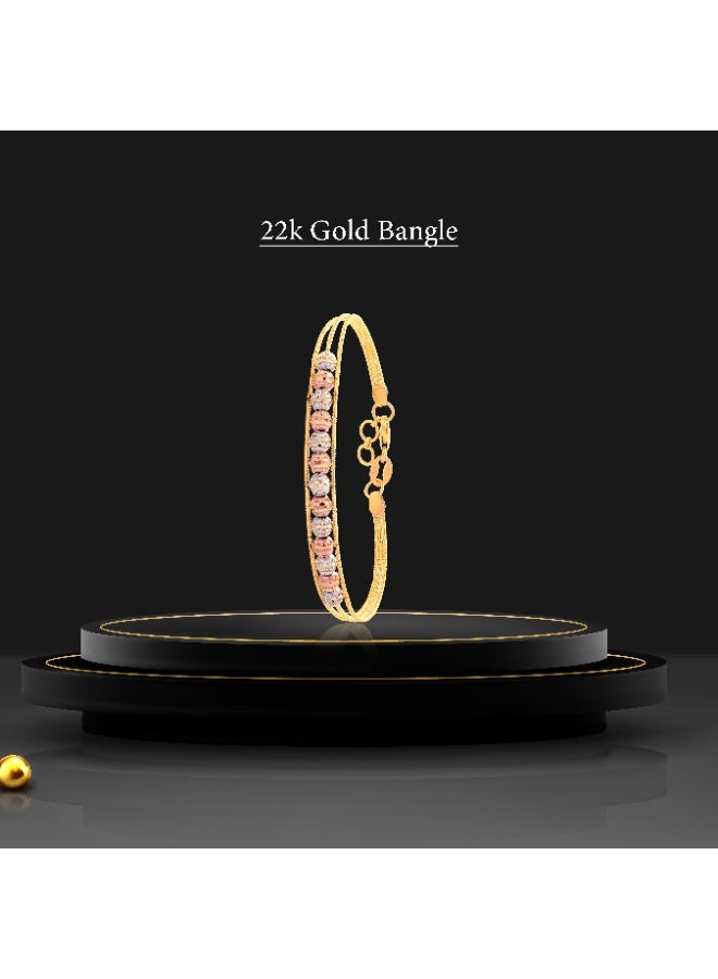BAFLEH JEWELLERY Elegant Fusion: 22K Gold Bangles for a Contemporary Look  - Image 3