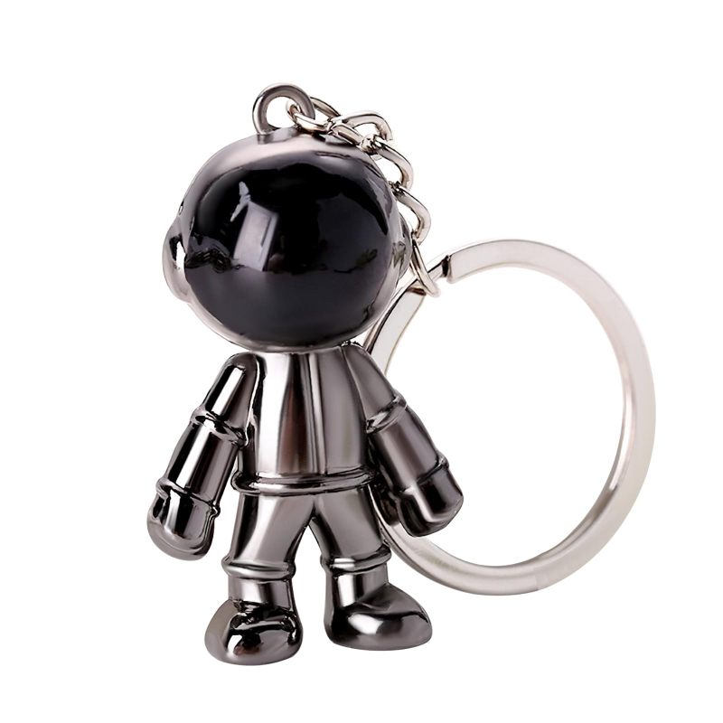 Metal Astronaut Keychain 4 X 2.5 cm 37.7 g - Corrosion Resistant Alloy Material Car Keychain for Space Enthusiasts, Car Keys, Backpacks And Bags - Image 1