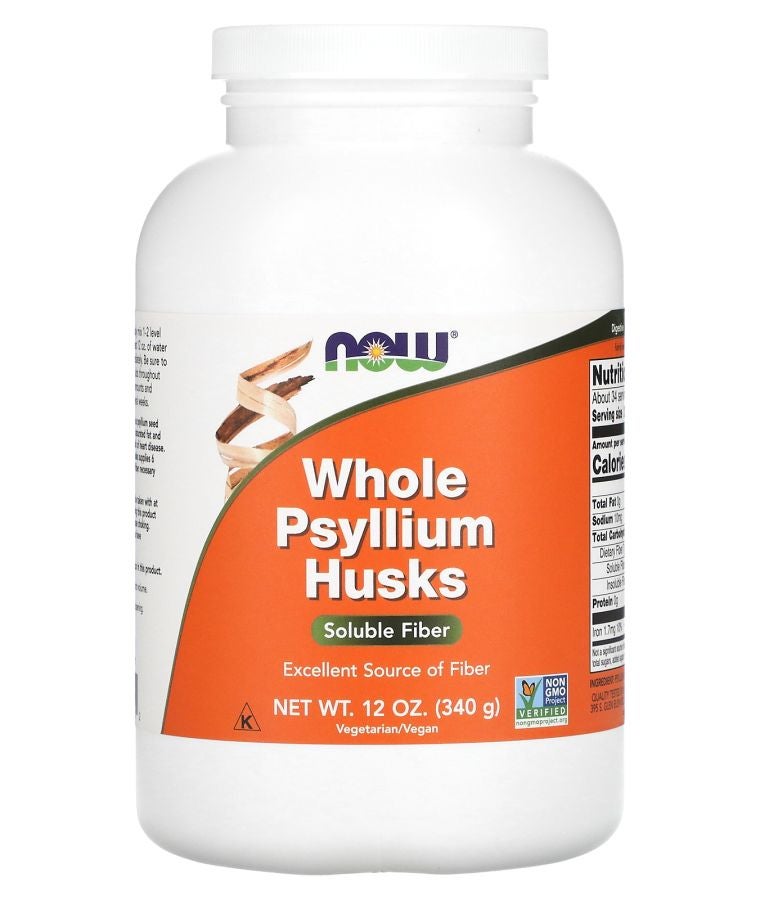 now Whole Psyllium Husks 12 oz (340 g)