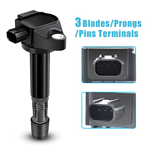 MAS Set of 6 Direct Ignition Coil Pack Compatible with Acura MDX RDX RLX TLX Honda Accord Crosstour Odyssey Passport Pilot 3.5L V6 Replacement for UF713 E1213 5C1881 30520-5G0-A01 - Image 2