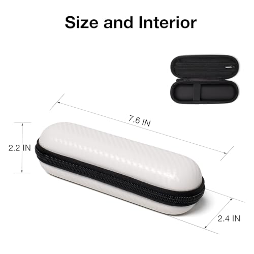 Nincha Compact Travel Trimmer Case for Philips Hybrid Electric Trimmer and Shaver, Face + Body Groomer QP2724/90, QP2834/70, QP1924/70, QP6531/70, QP4631/90, Hard Carrying Case, White - Image 2