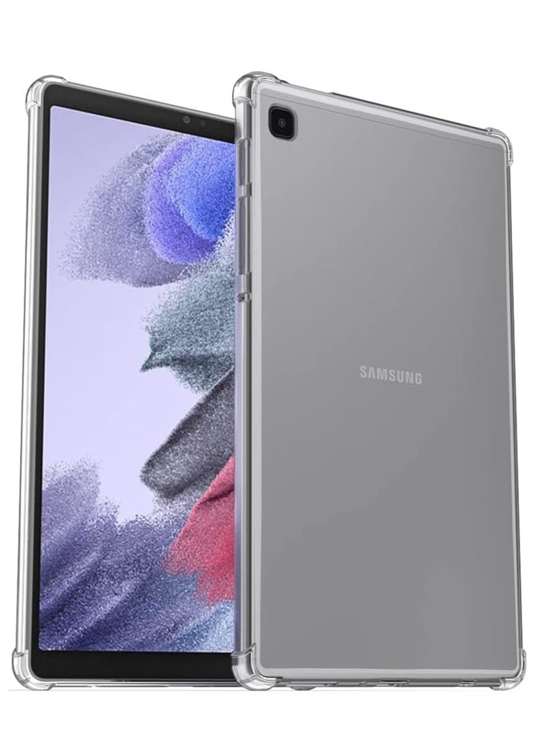Clear Case Compatible with Samsung Galaxy Tab A7 Lite 8.7 2021 (SM-T220/T225/T227) Ultra Clear Soft Flexible Transparent TPU Skin Gel Back Cover Shell, Clear - Image 1
