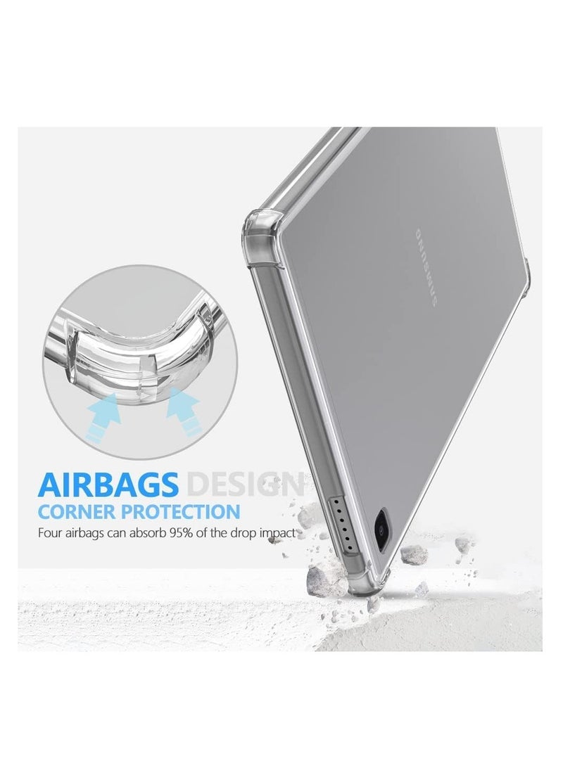 Clear Case Compatible with Samsung Galaxy Tab A7 Lite 8.7 2021 (SM-T220/T225/T227) Ultra Clear Soft Flexible Transparent TPU Skin Gel Back Cover Shell, Clear - Image 5