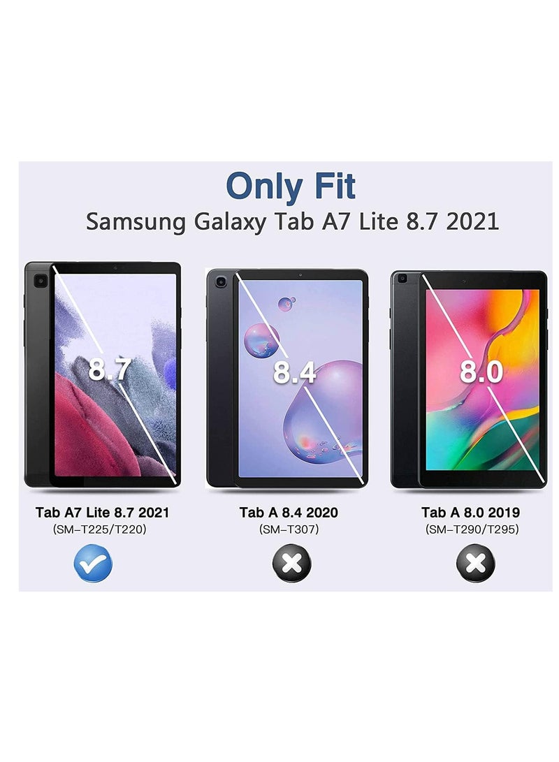 Clear Case Compatible with Samsung Galaxy Tab A7 Lite 8.7 2021 (SM-T220/T225/T227) Ultra Clear Soft Flexible Transparent TPU Skin Gel Back Cover Shell, Clear - Image 2