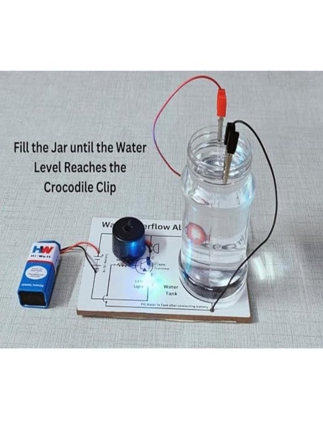 ESPtronics مشروع علمي لطلاب المدارس: نموذج عملي لجهاز إنذار فيضان خزان المياه من شركة ESPtronics مزود بجهاز تنبيه صوتي. - Image 3