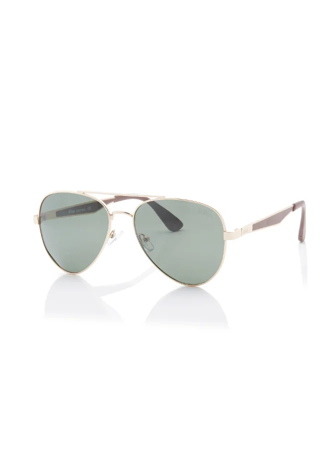 لي كوبر Polarized Sunglasses G15 Frame Gold Mirror Lens 47mm  - LC1220C03