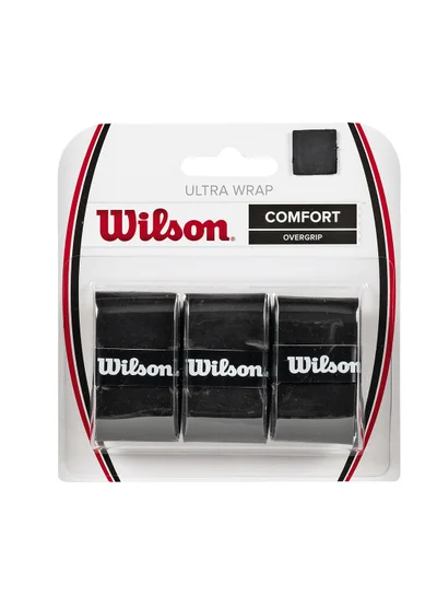 Wilson Ultra Wrap 3 Pack Overgrip Set - Black