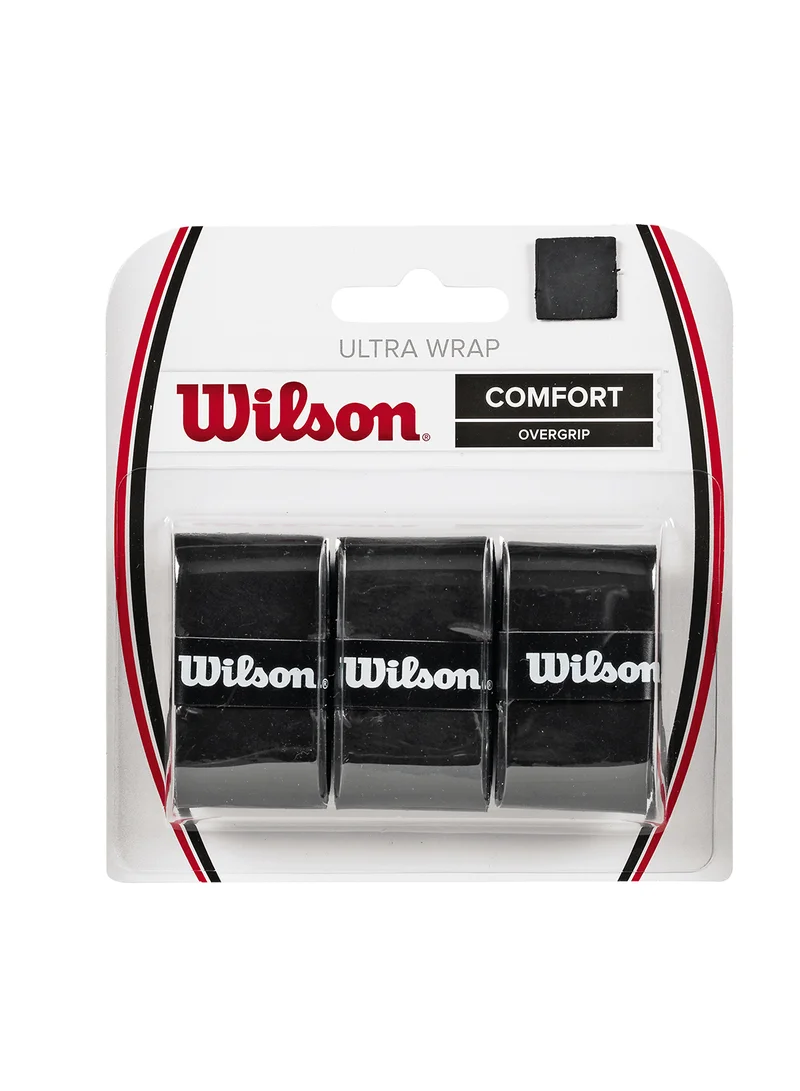 Wilson Ultra Wrap 3 Pack Overgrip Set - Black