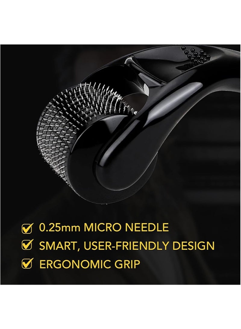 Sefudun Beard Growth Kit - Beard Roller and Beard Growth Serum - Biotin Beard Growth Oil for Promote Hair Regrowth - Beard Serum for Facial Hair Treatment Masculine Thick,2 Fl Oz - Image 5