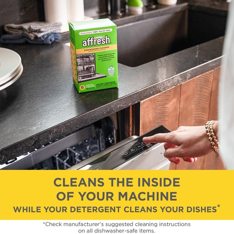 Affresh Dishwasher Cleaner, Helps Remove Limescale and Odor-Causing Residue, 6 Tablets - Image 3