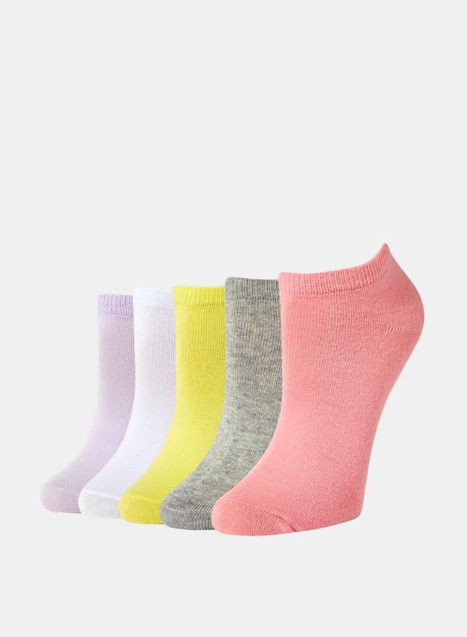 FOREVER 21 Marled Ankle Socks - 5 Pack  - Image 1