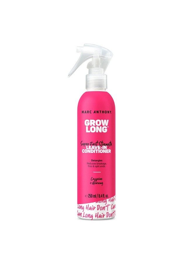 MARC ANTHONY - Leavein Conditioner Spray & Detangler Grow Long Biotin Antifrizz Deep Conditioner For Split Ends & Breakage Vitamin E Caffeine & Ginseng For Curly Dry & Damaged Hair - Image 1