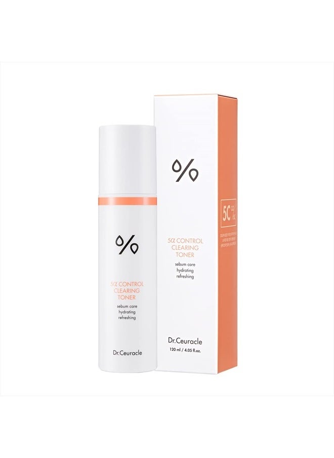leegeehaam Dr.Ceuracle 5 Alpha Control TonerㅣAcne Treatment with 3.2% 5 Alpha ComplexㅣKorean Dermatology Skin CareㅣSebum Control, Calming, Minimizes Pores  - Image 1