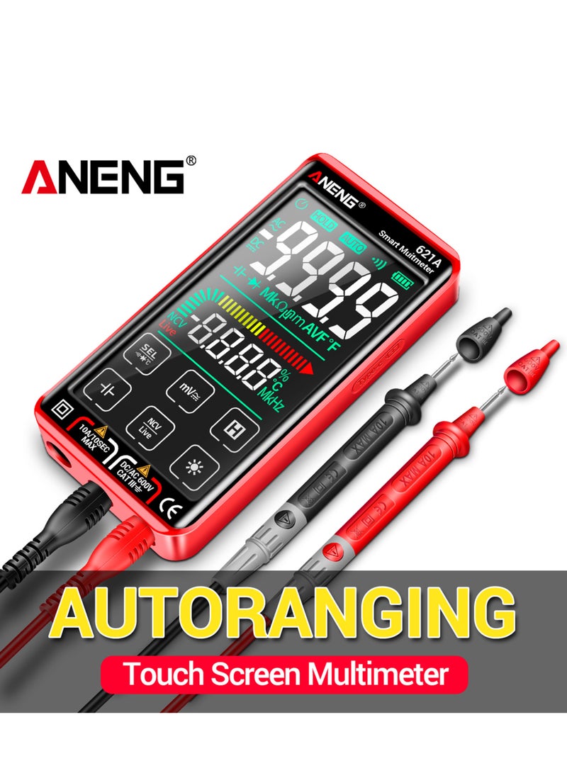 ANENG 621A Touch Screen Intelligent Digital Multimeter 9999 Counts Auto Range Rechargeable Portable NCV Universal Meter Voltmeter Ammeter - Image 3