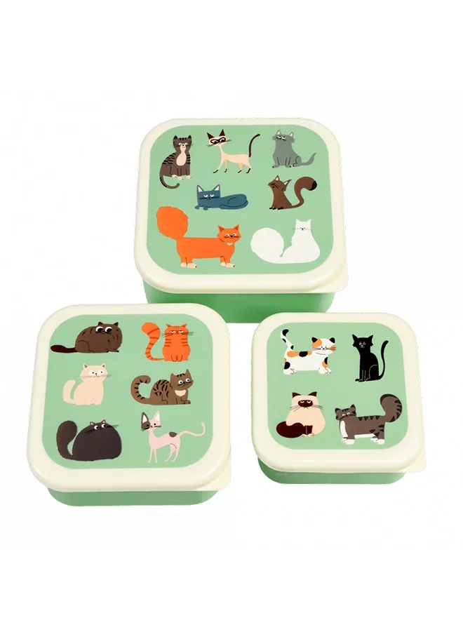 Rex London Snack boxes (set of 3) - Nine Lives