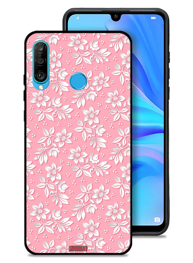 Tolwak غطاء واقي لهاتف هواوي P30 لايت بنمط خلفية زهور - Image 1