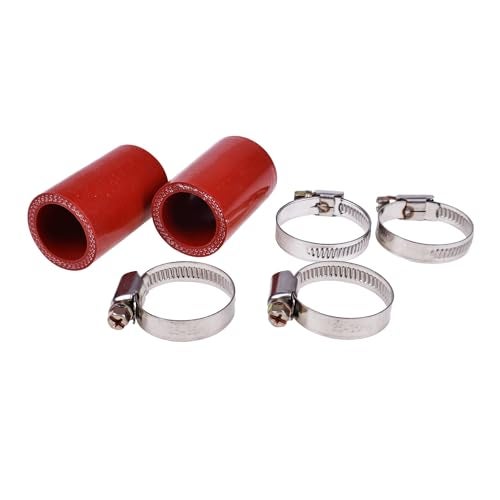 JZGRDN 2PCS 1" High Temp Silicone Pipe & 4PCS Hose Clamps Kit Compatible with 1987-2006 Yamaha Blaster YFS200 ATV - Image 1