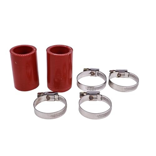 JZGRDN 2PCS 1" High Temp Silicone Pipe & 4PCS Hose Clamps Kit Compatible with 1987-2006 Yamaha Blaster YFS200 ATV - Image 2