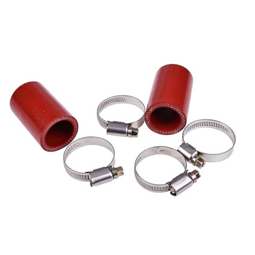 JZGRDN 2PCS 1" High Temp Silicone Pipe & 4PCS Hose Clamps Kit Compatible with 1987-2006 Yamaha Blaster YFS200 ATV - Image 4