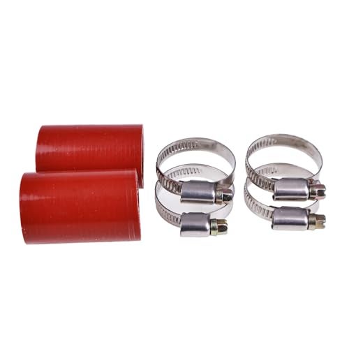 JZGRDN 2PCS 1" High Temp Silicone Pipe & 4PCS Hose Clamps Kit Compatible with 1987-2006 Yamaha Blaster YFS200 ATV - Image 3
