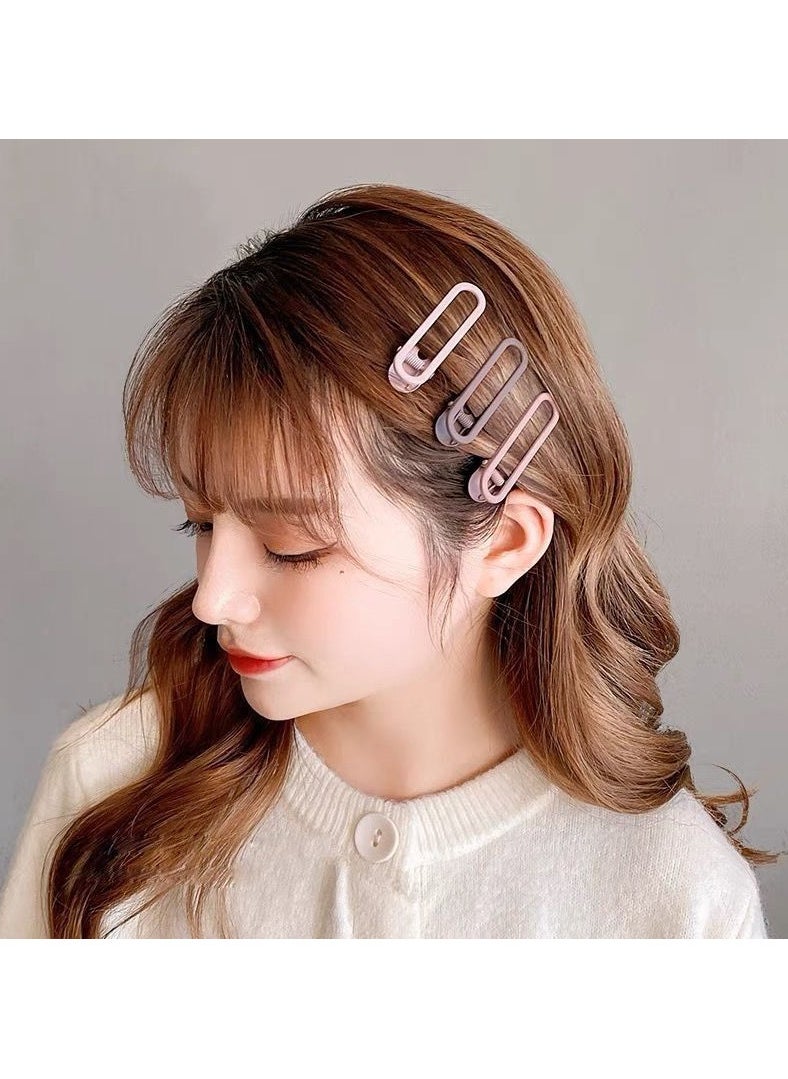 FASHION HOME - Hair Accessories For Thick Medium Thin Curly Hair Elastic Hair Ties Hair Clips Claw Mini Square Claw Clip - Image 1