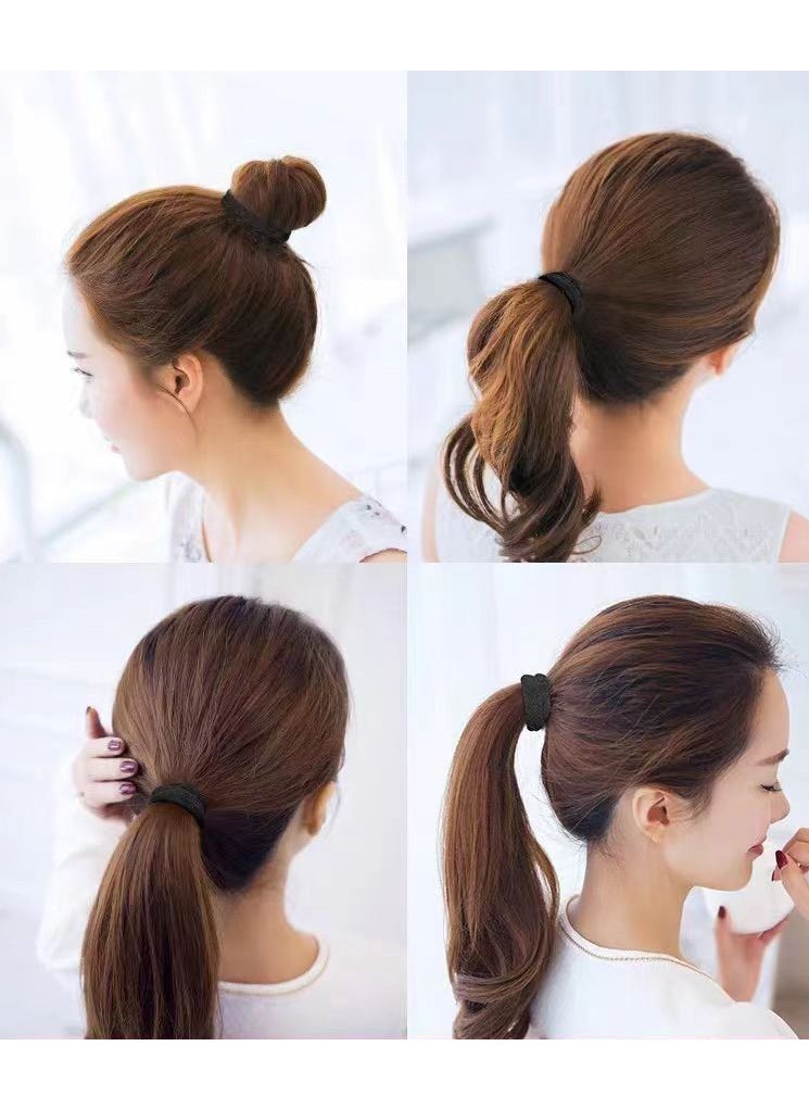 FASHION HOME - Hair Accessories For Thick Medium Thin Curly Hair Elastic Hair Ties Hair Clips Claw Mini Square Claw Clip - Image 1