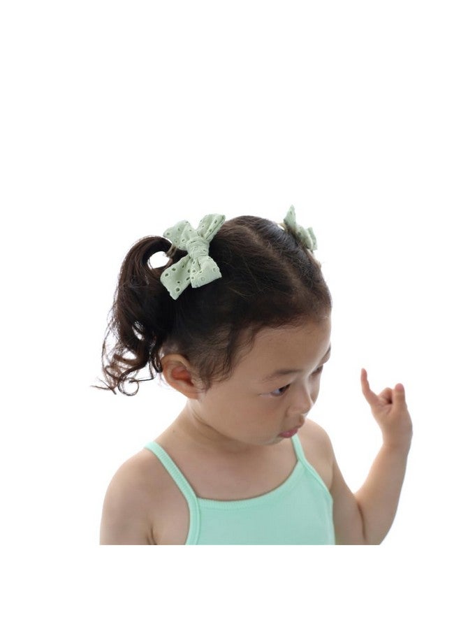 Sugarmelon 12 PCS Linen Bow Hair Clips for Baby Girls Toddler Kids Hair Bows Alligator Clips In Fringe Bangs Accessories (Assorted A) - Image 5