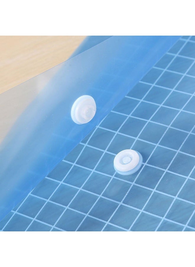 MOMENT 12 Pack Plastic Envelopes,A4 Size File Folder with Button Snap Closure for Documents, Reusable Clear file folders Plastic File Bag Poly Filling Envelopes, A4 Size (Assorted-New) - Image 5