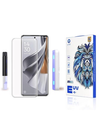 Lito Oppo Reno 10 5G/Reno 10 Pro 5G Premium UV Liquid Glue Tempered Glass Screen Protector with Edge to Edge Coverage - pzsku/ZC527B1721EAAD3F30B99Z/45/_/1710815886/77ca0f99-3cd2-4f55-be71-eb3d4406809d
