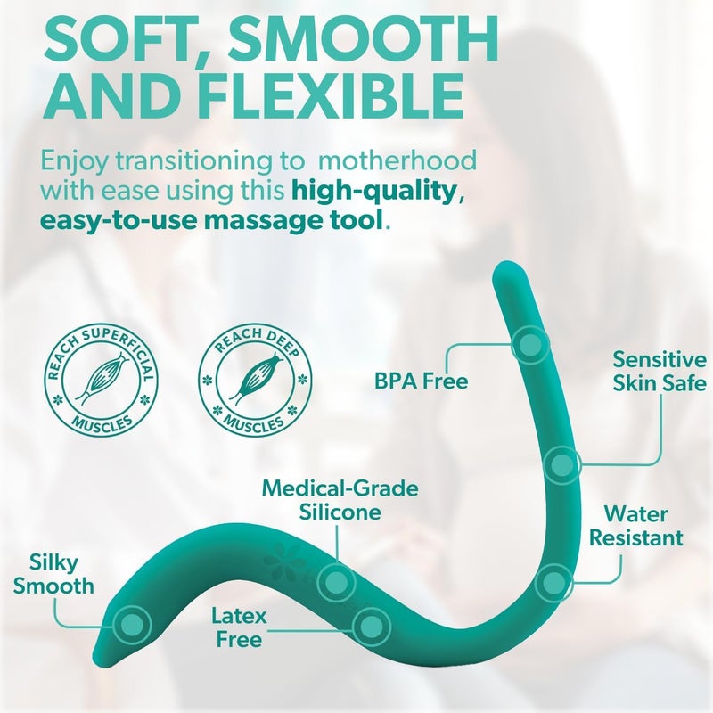 Intimate Rose Perineal Massage Tool with 10 Vibration Modes: Designed for Labor and Delivery Essentials - Used During Pregnancy, Labor Prep, Third Trimester, and Postpartum - A Maternity Must Have by Intimate Rose - Image 5