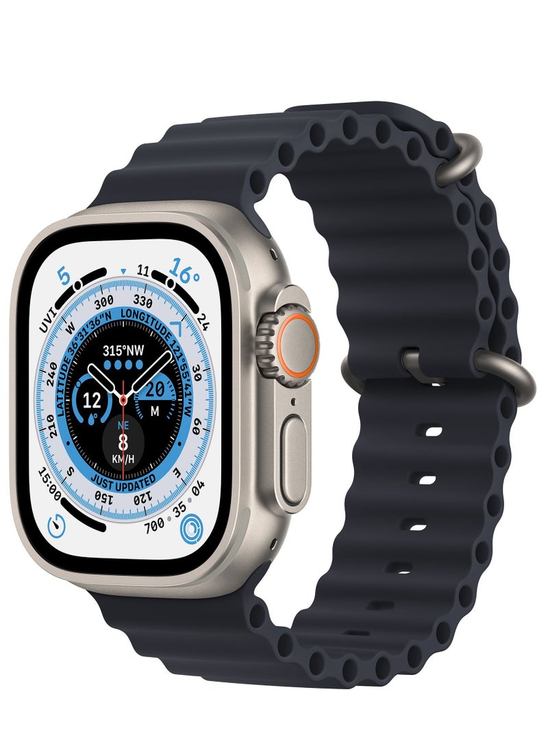 micro speed - Smart Watch  Ultra Health Fitness Tracker Sport Watch 49MM-Black - Image 1