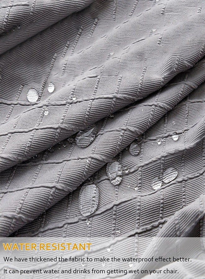 DUNISO Polyester Elastic Chair Cover Stretch Removable Washable Short Dining Chair Cover Protector Seat Slipcover - Image 5