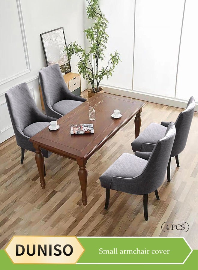 DUNISO Polyester Elastic Chair Cover Stretch Removable Washable Short Dining Chair Cover Protector Seat Slipcover - Image 1