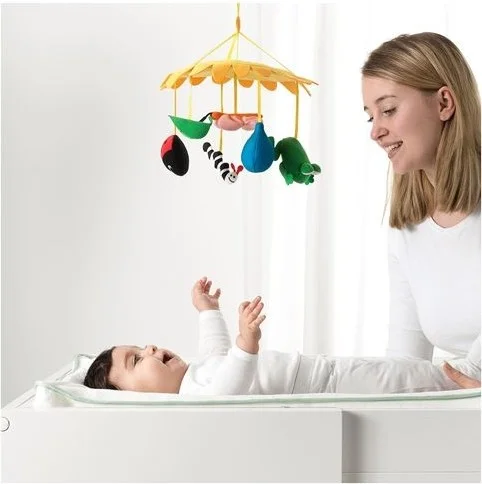 Ikea Mobile Crib 18 cm Baby Toy Multicolored Crib Crib Meridyendukkan Yellow Color 18CM Mobile Crib Yellow
